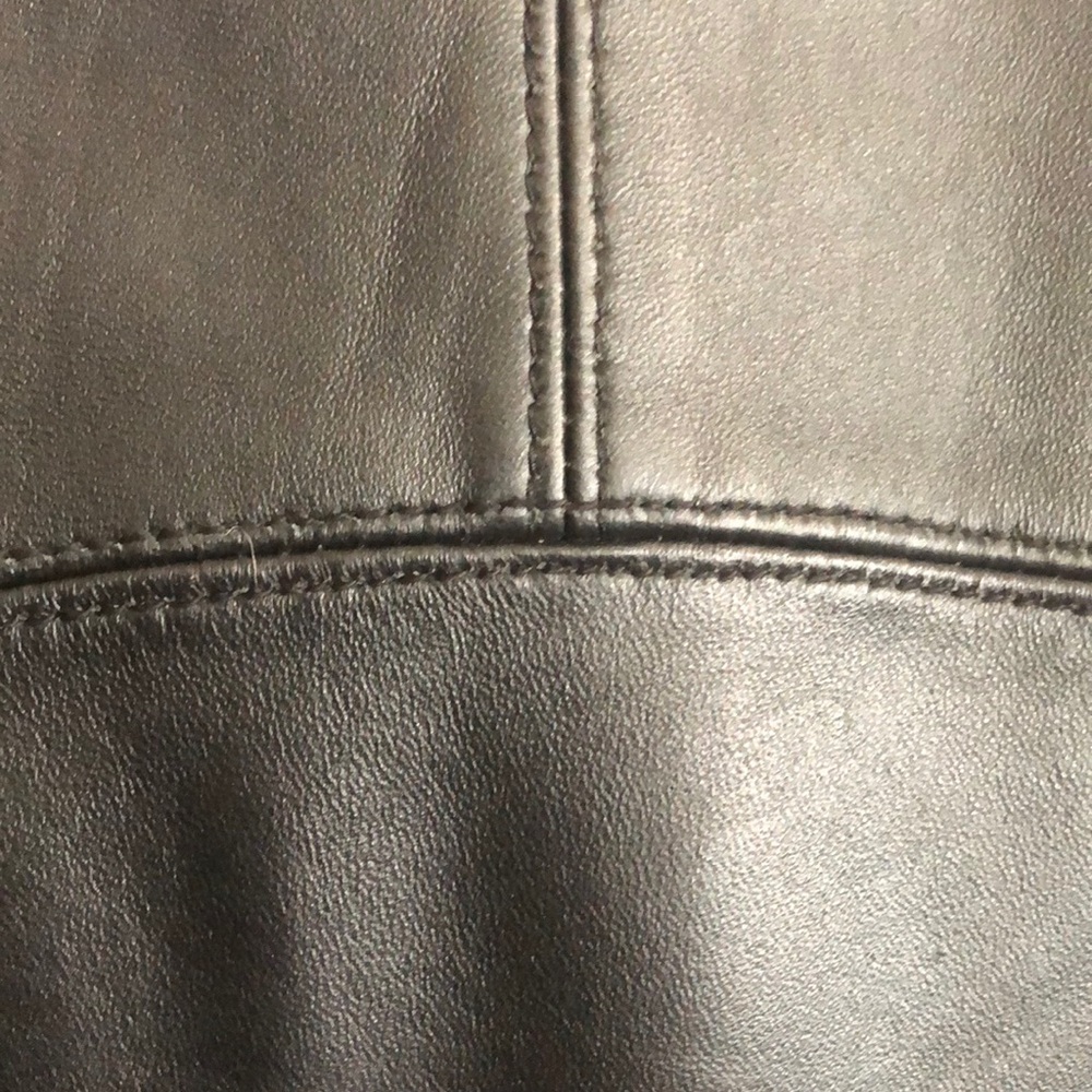 Genuine Leather Covington Button Up Jacket, Small - image 8